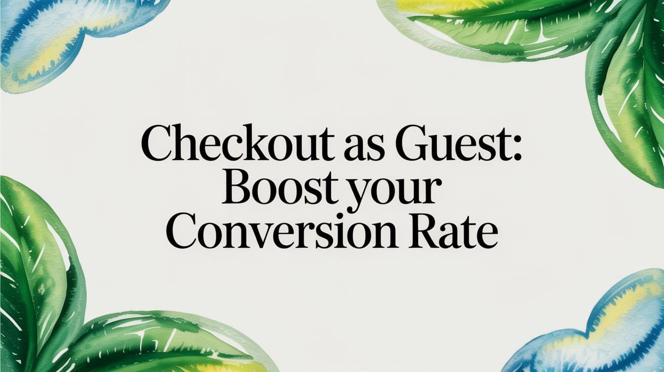 Checkout As Guest: Boost Your Conversion Rate